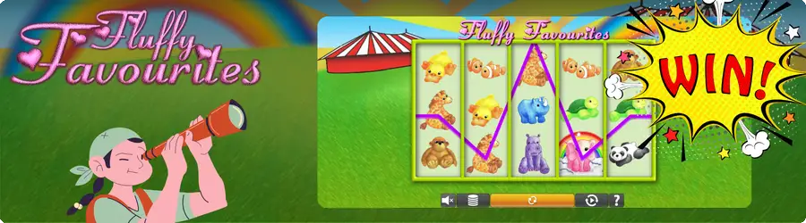 Gewinne beobachten Fluffy Favourites