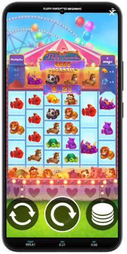 Spin the reels on Fluffy Favourites
