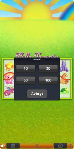 Fluffy Favourites auto spin