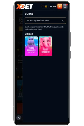 Fluffy Favourites Finde das Spiel in der Lobby